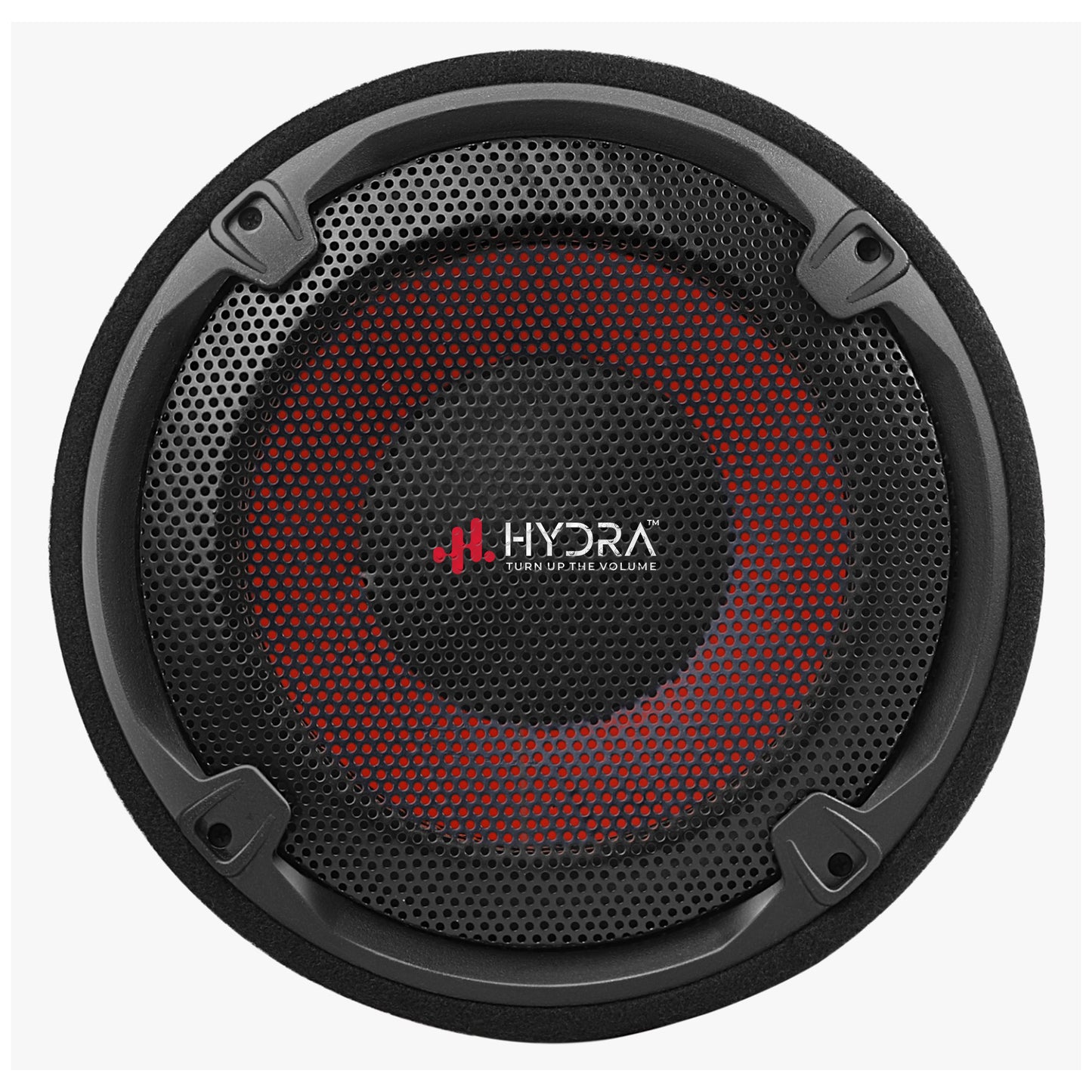 Hydra HY-SONIC 12ABT 12 Inch Active Round car Basstube with inbuilt amplifier Subwoofer (Powered , RMS Power: 550 W)