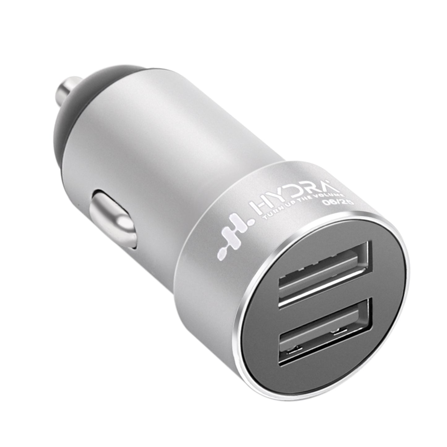 Hydra 40 W Turbo Car Charger  (Silver)