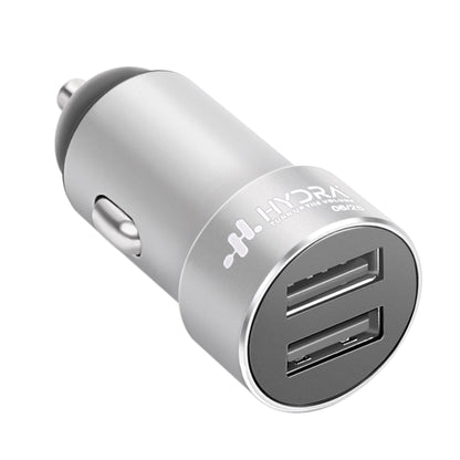 Hydra 40 W Turbo Car Charger  (Silver)