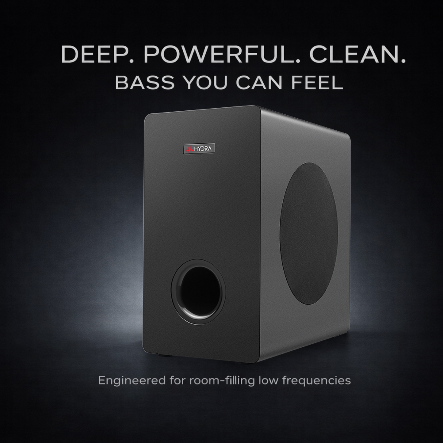 Hydra BOOMBAR 2.1 Channel Soundbar with Wired Subwoofer (180W | Bluetooth 5.0 | Black)