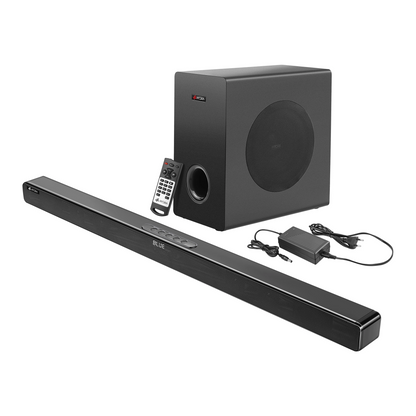 Hydra NexusOne 2.1 Channel Soundbar with 8” Subwoofer (200W | Bluetooth 5.0 | 3D Surround | Black)
