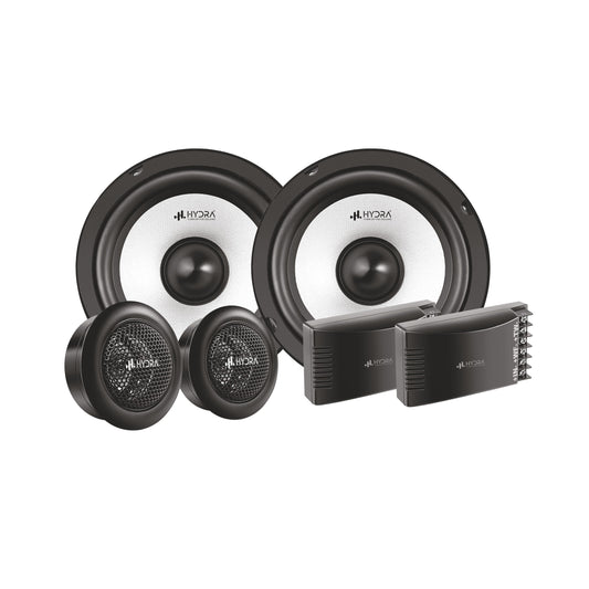 Hydra 6.5 Inch 2-Way Component Car Speaker System, Hi-Res Audio Compatible HX-165CS Component Car Speaker (1500 W)