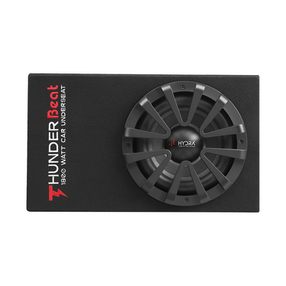 HYDRA THUNDER-BEAT 1800W - 8 Inch Imported Compact Under-Seat Car Subwoofer (Powered)