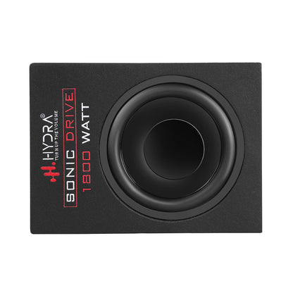 Hydra SONIC DRIVE 1800 WATT 10 INCH IMPORTED UNDER SEAT FOR CAR Subwoofer  (Powered , RMS Power: 300 W)