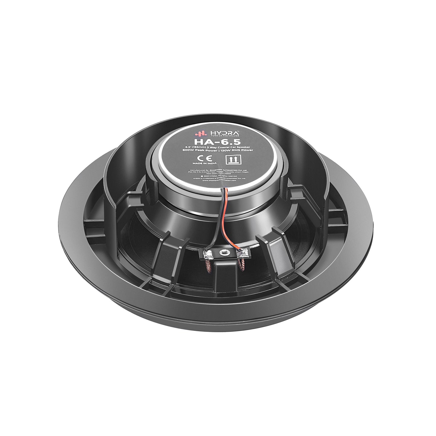 Hydra 6 Inch Imported car speaker Tunex-65 Coaxial Car Speaker  (625 W)